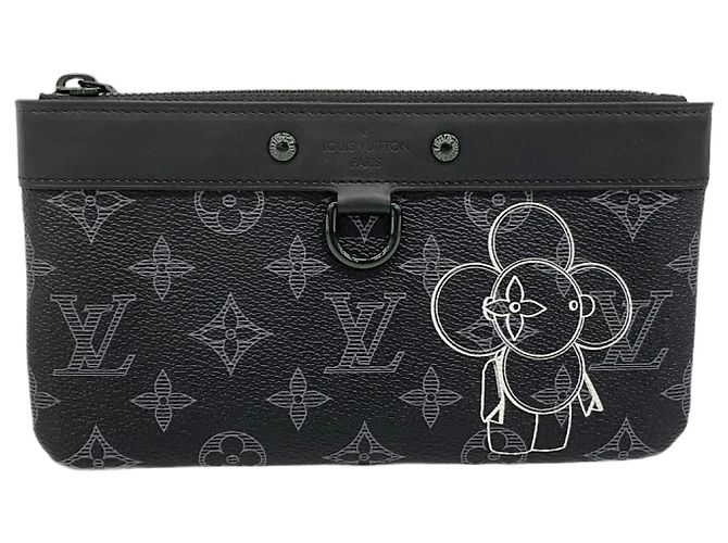 Pochette Apollo PM Vivienne Monogram Eclipse di Louis Vuitton Nero