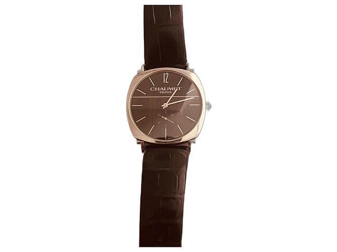 Reloj Chaumet Dandy Acero Esfera Negra Negro