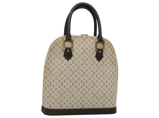 LOUIS VUITTON Monogram Mini Alma Haut Sac à Main Khaki M92203 LV Auth ep8029 Kaki