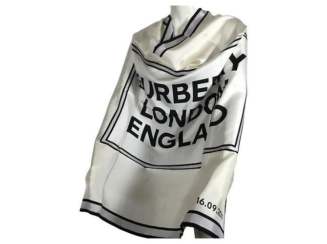 Pañuelo de seda Burberry 90cm Multicolor