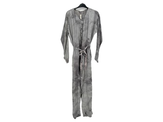 Autre Marque RAQUEL ALLEGRA Monos T.US 0 Algodón Gris