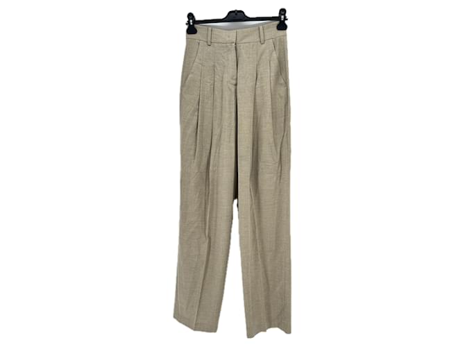 Autre Marque THE FRANKIE SHOP Trousers T.International XS Viscose Brown  ref.2125732
