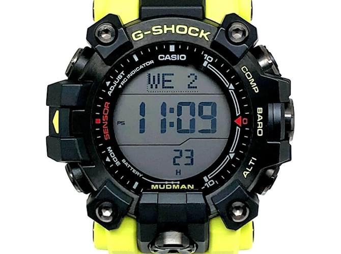 Autre Marque Casio G-Shock GW-9500MRY-1A9 Wristwatch Black Yellow  ref.2126770