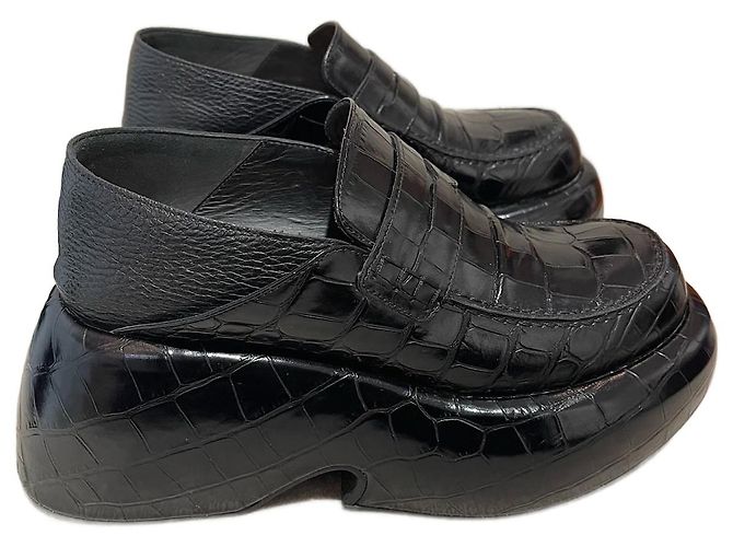 LOEWE Mules und Clogs T.EU 38 Leder Schwarz