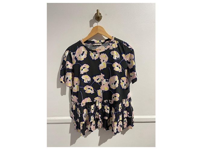 MARNI Tops T.Internacional XS Algodón Caqui