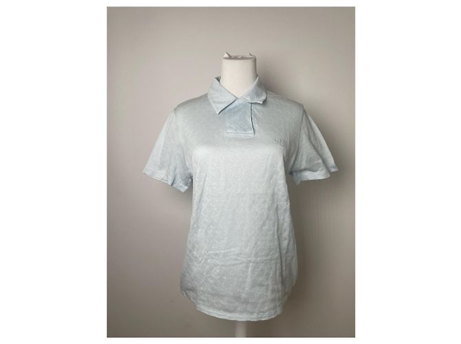 Polo vintage Dior azzurro chiaro M Blu