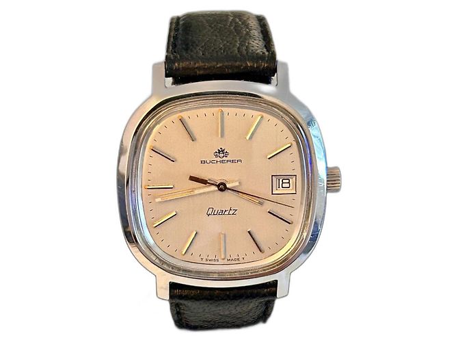 Bucherer Relógios de Quartzo Prata