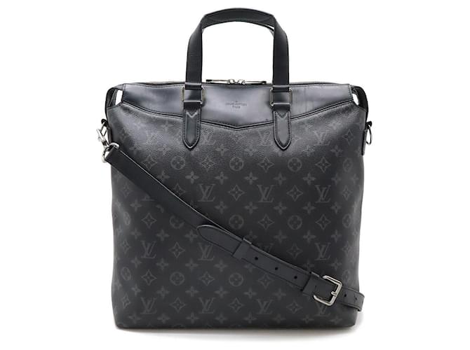 Louis Vuitton Monogram Eclipse Tote Explorer Briefcase M40567 Black Cloth  ref.2127340