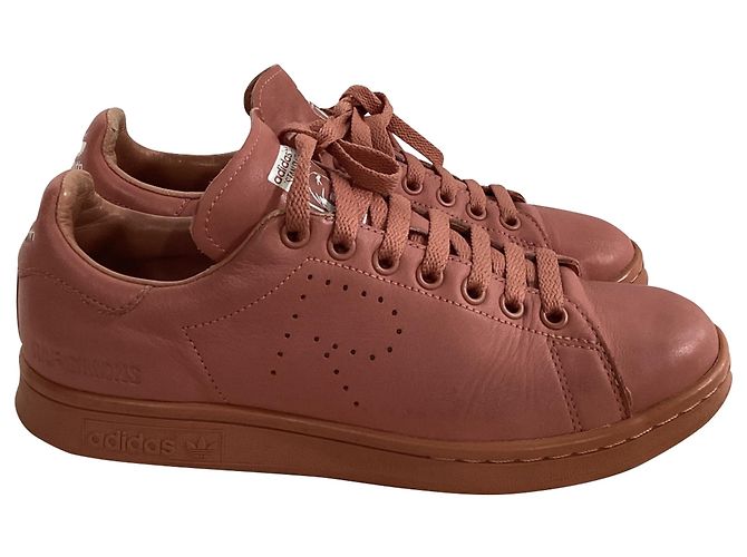 Autre Marque Baskets Adidas x Raf Simons Stan Smith en cuir rose
