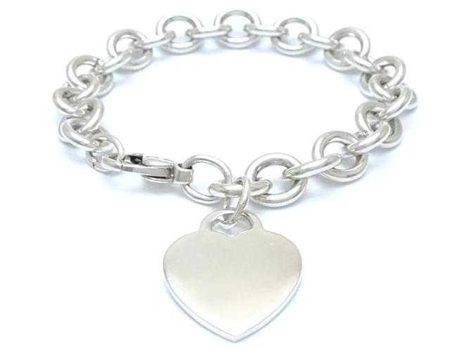 Pulseira de coração em prata 925 Tiffany & Co Metálico Metal  ref.2127600