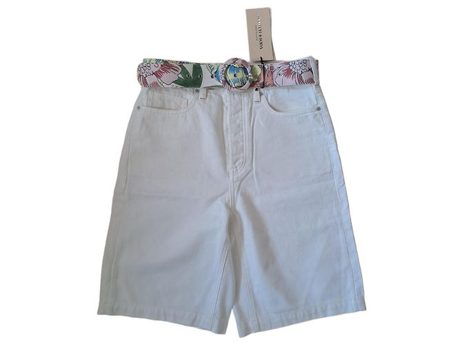 Scotch and Soda Shorts aus weißer Baumwolle