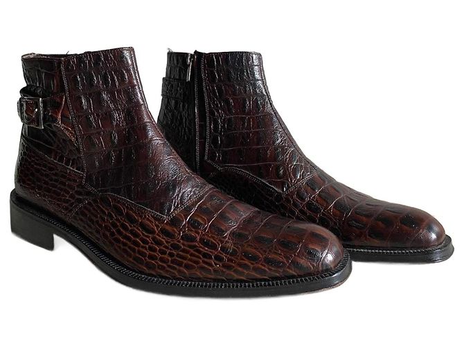 JM WESTON Dark Brown Alligator