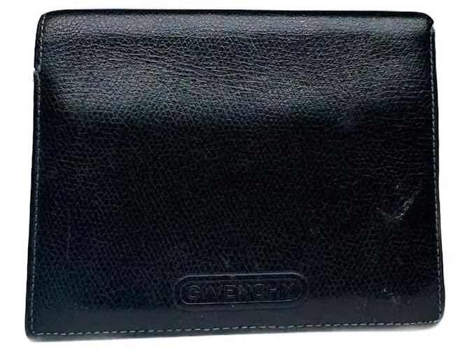 Vintage  Givenchy Leather Wallet Black