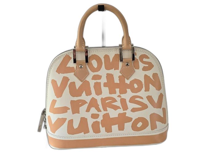 Louis Vuitton Alma Graffiti Beige