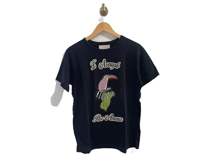 GUCCI Tops T.International L Algodón Negro