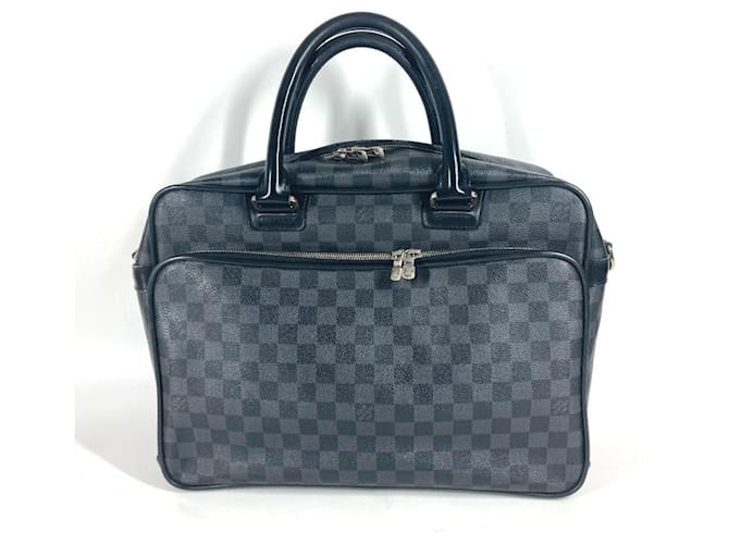 Louis Vuitton Damier Graphite Icart Tote Bag Black Cloth  ref.2129603