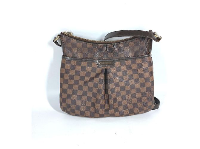 Bolsa de Ombro Damier Bloomsbury PM da Louis Vuitton Marrom Damier ebene