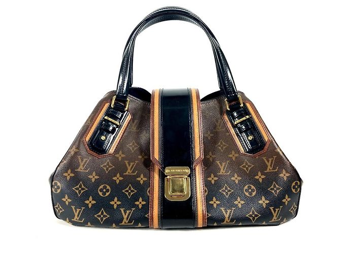 Bolso Grit Monogram Mirage Louis Vuitton Castaño Negro