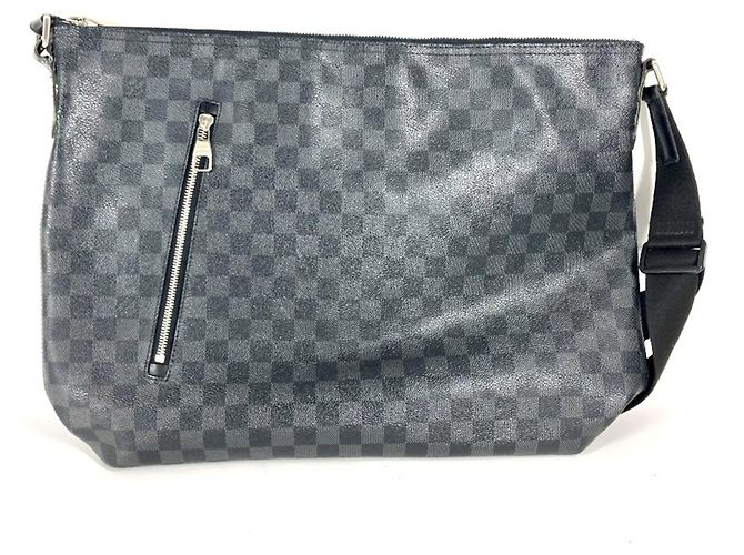 Borsa a Spalla Louis Vuitton Damier Graphite Mick GM Nero