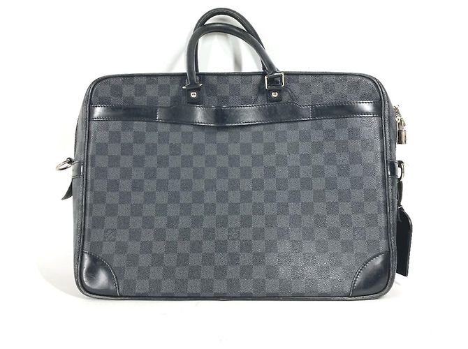 Louis Vuitton Damier Graphite Tote Bag Black