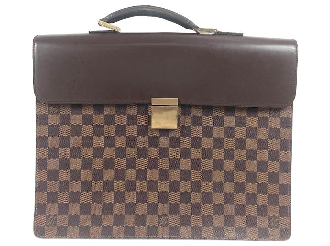 Pasta Louis Vuitton Damier Altona PM Marrom Damier ebene