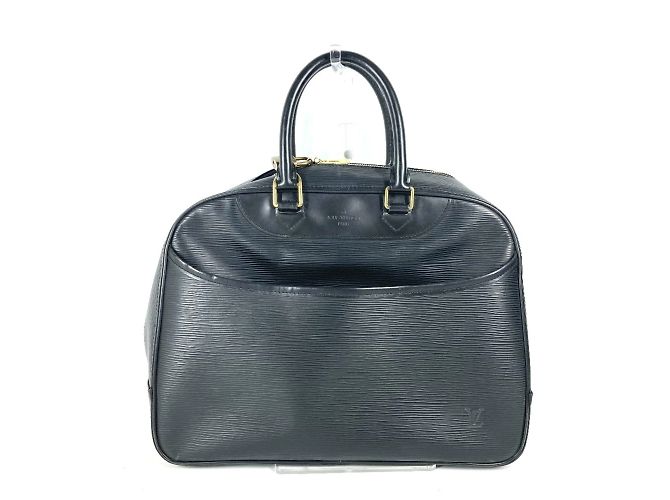 Bolso de mano Deauville Epi de pedido especial Louis Vuitton Negro