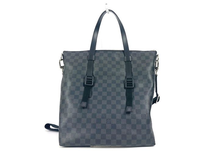 Borsa a tracolla Louis Vuitton Damier Graphite Skyline Nero