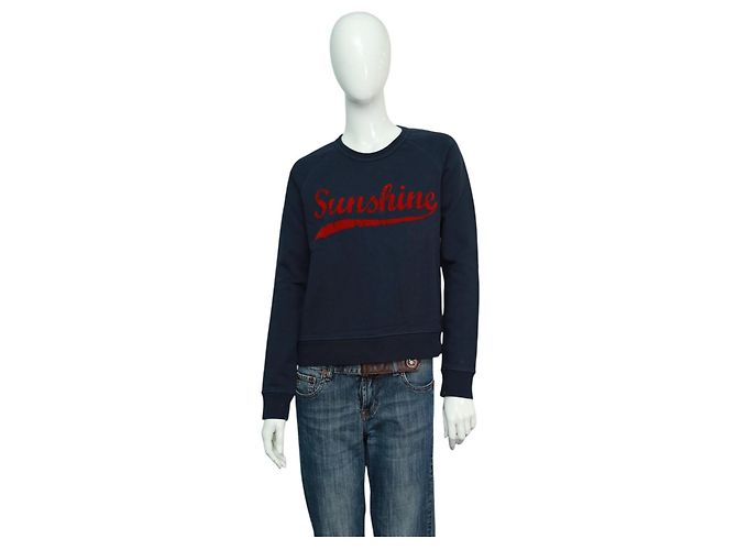 Zadig & Voltaire Blue Red Sunshine Sweatshirt