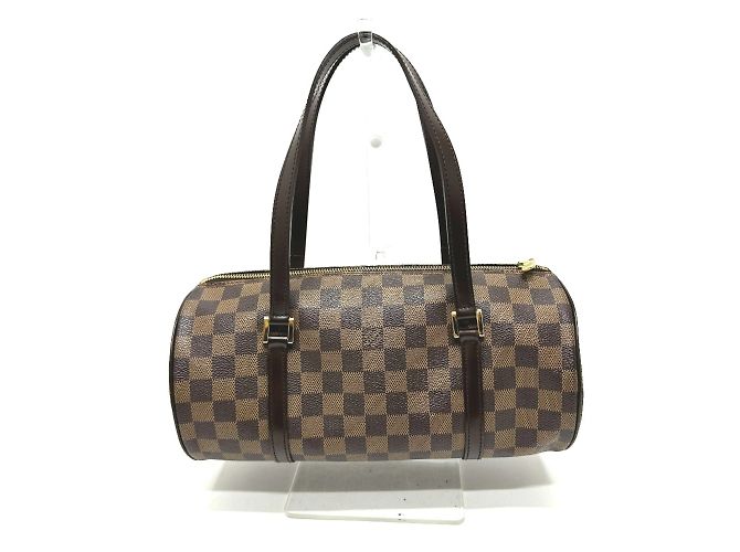 Bolsa Cilindro Papillon 30 Louis Vuitton Marrom