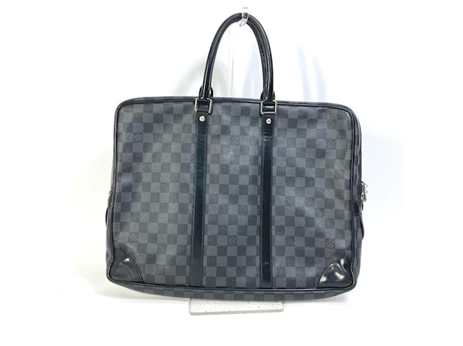 Louis Vuitton Damier Graphite Handbag Black Cloth  ref.2130243