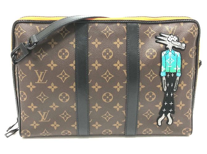 Pochette Keepall Monogram Louis Vuitton Marron Monogramme