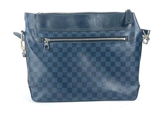 Greenwich Borsa Messenger Damier Cobalt Louis Vuitton Blu Blu navy