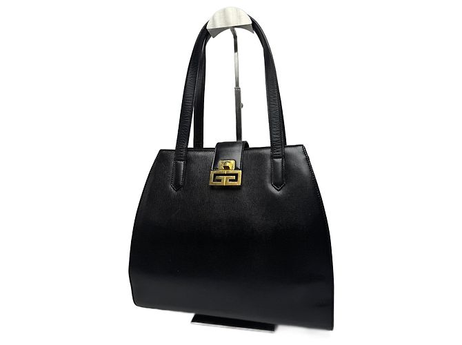 Vintage  Givenchy 4G Leather Bag Black