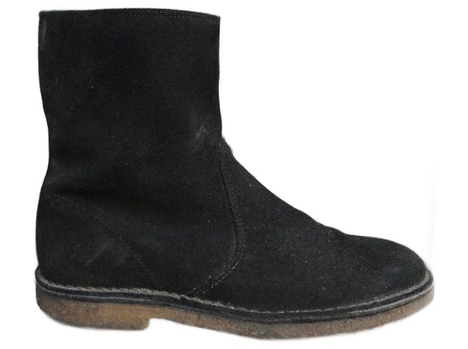 Apc Stiefeletten Schwarz Wildleder