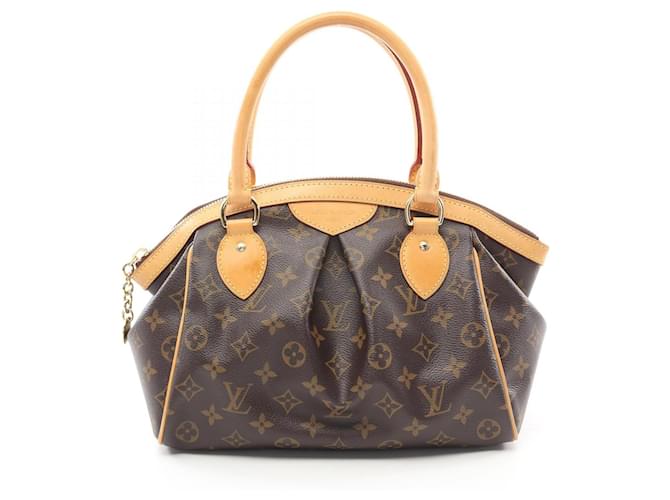 Louis Vuitton Tivoli PM Monogram Handbag M40143 Brown Cloth  ref.2131264