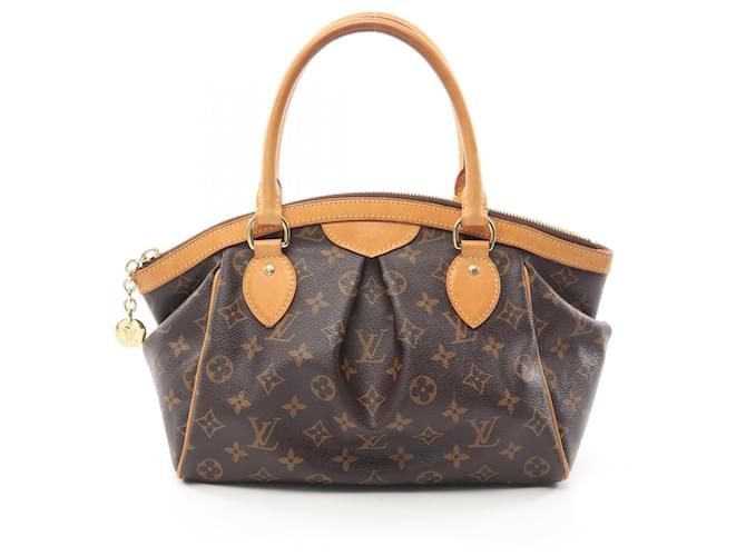 Louis Vuitton Tivoli PM Monogram Handbag M40143 Brown Cloth  ref.2131292