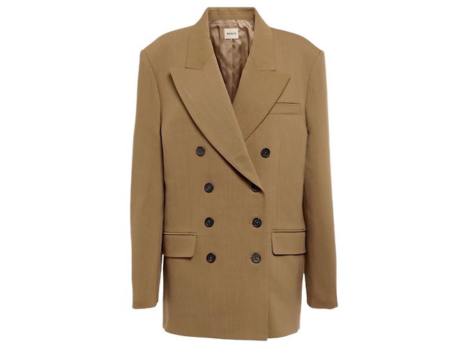 Khaite Tanner Wollmischung Blazer braun