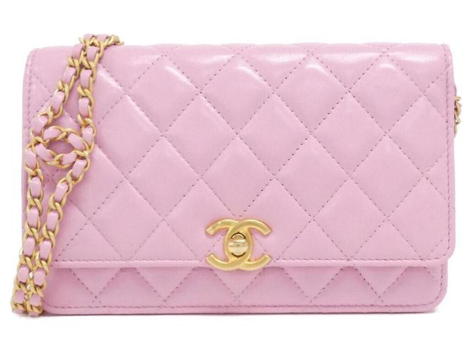 Chanel Wallet On Chain Pink
