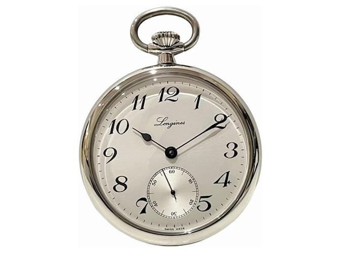 Longines L7.014.4.73.1 Hand-wound Pocket Watch for Men Silvery  ref.2133114