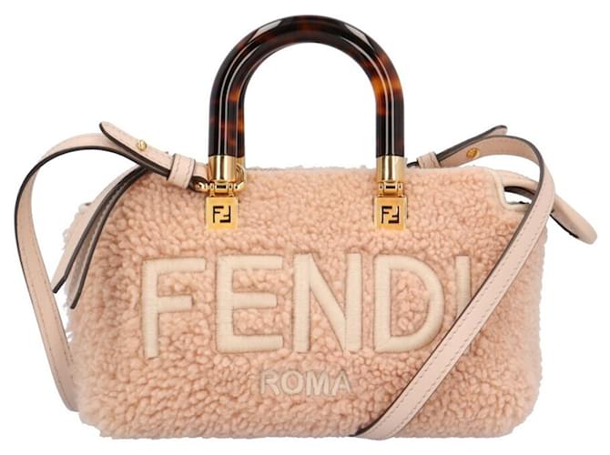 Fendi By The Way Pink Faux fur  ref.2133169