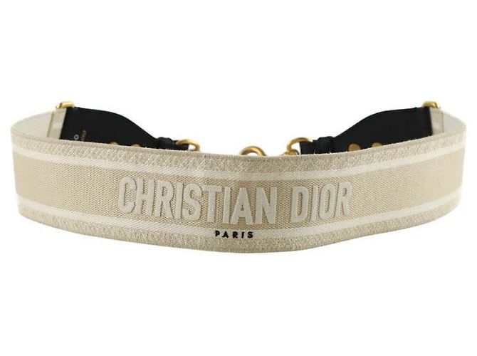Dior Beige leather shoulder strap