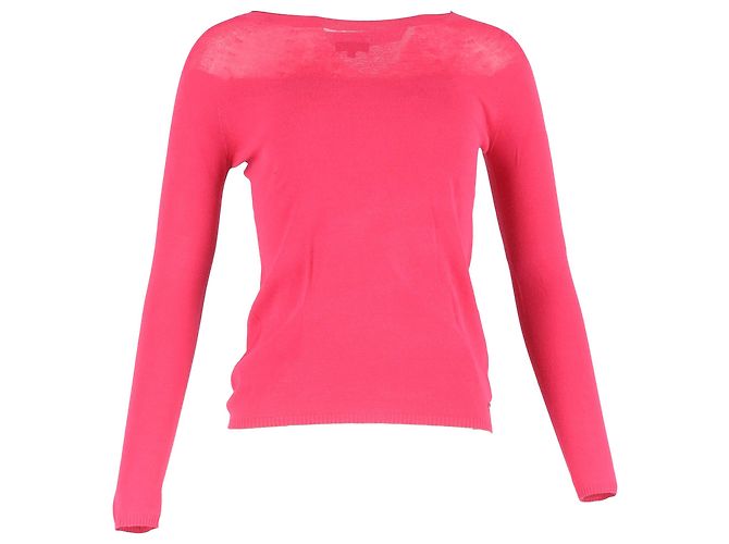 Escada-Pullover aus rosa Wolle Braun Pink