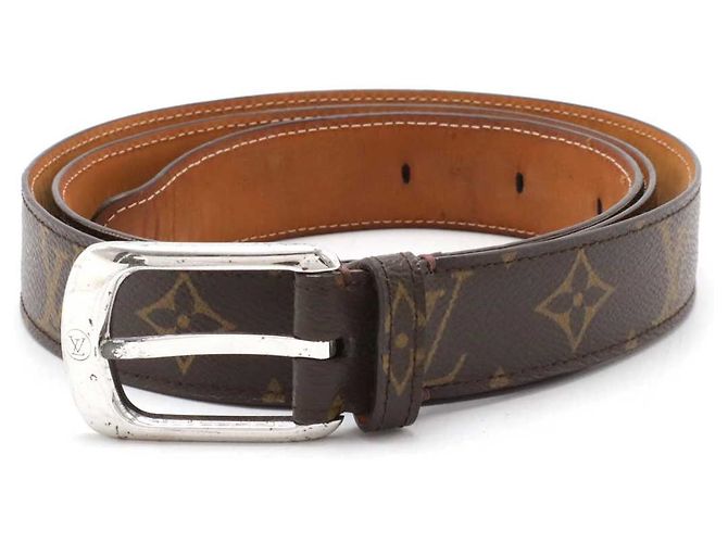 Cinturón Ellipse Monogram Louis Vuitton M6919Q Castaño