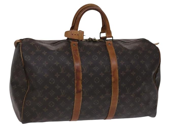 LOUIS VUITTON Monogram Keepall 50 Sac de Boston M41426 LV Auth EC1019 Monogramme