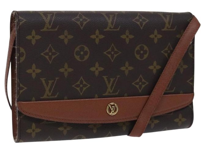 LOUIS VUITTON Monogram Bordeaux 27 Bolsa de Ombro M51797 LV Auth EC965 Monograma