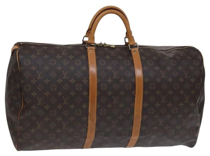 LOUIS VUITTON Monogram Keepall 60 Bolsa Boston M41422 LV Auth ep7997 Monograma