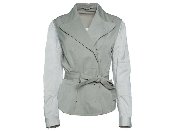 Dries van Noten, Blazer-Trenchcoat mit Gürtel