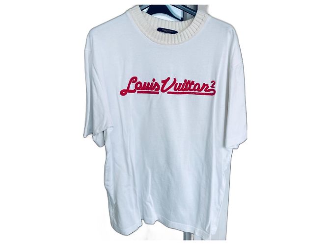 Louis Vuitton White Cotton T-shirt