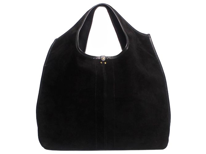 Jerome Dreyfuss Sac fourre-tout en daim noir Paco