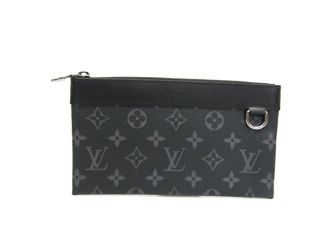 Pochette Discovery PM Monogram Eclipse Louis Vuitton M44323 Nero